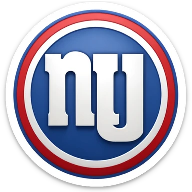 Ny giants logo sticker