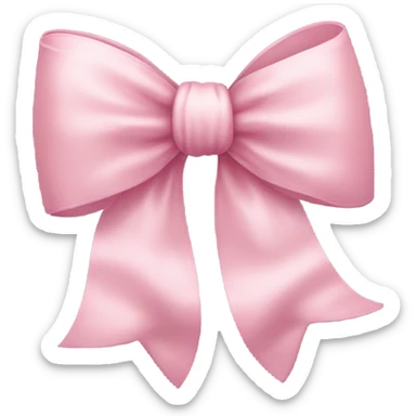 Pink bow  sticker
