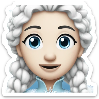 Snow queen sticker