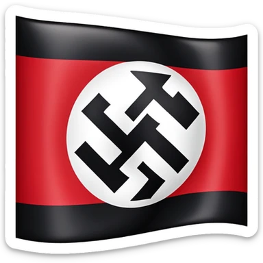 Nazi germany flag sticker