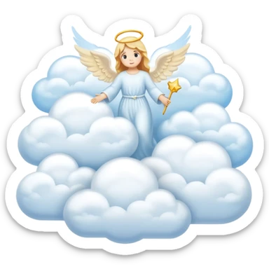 heaven illustration sticker