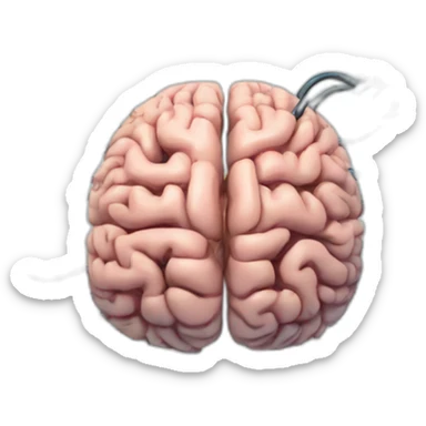 brain circuit sticker