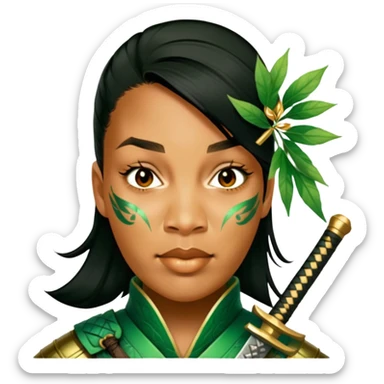 Emerald Samurai sticker