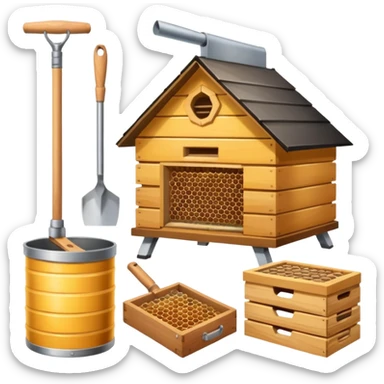make beekeeping Essential Tools sticker