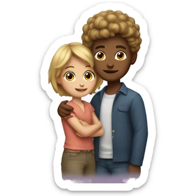 Boy with dona sticker