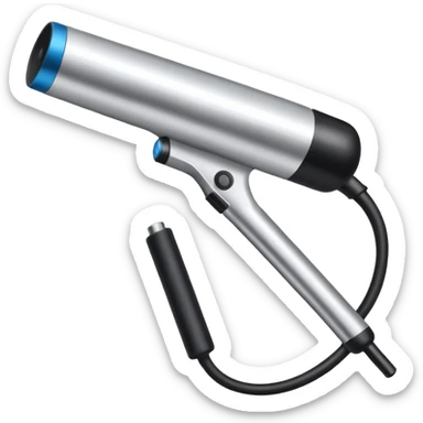 Curling iron sticker