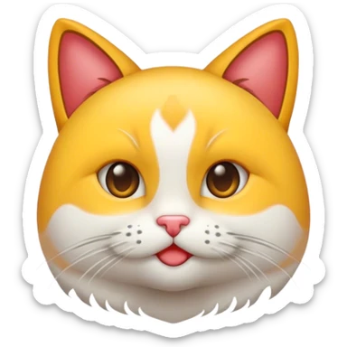 Кошка шлет тебя нахуй sticker