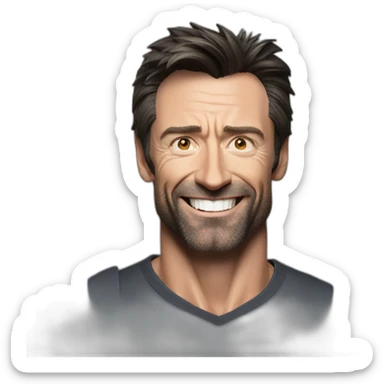 Hugh Jackman sticker