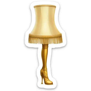  leg lamp sticker