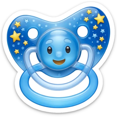 starry pacifier sticker