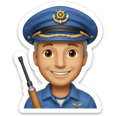 fishing vessel captain sticker