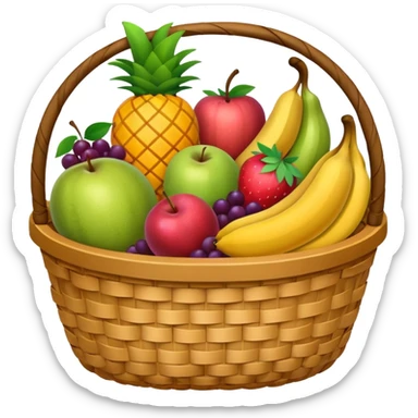 llaverito aesthetic de frutas sticker