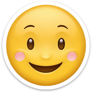 Emoji concentré sticker