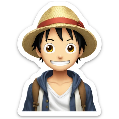 Luffy a linsa sticker