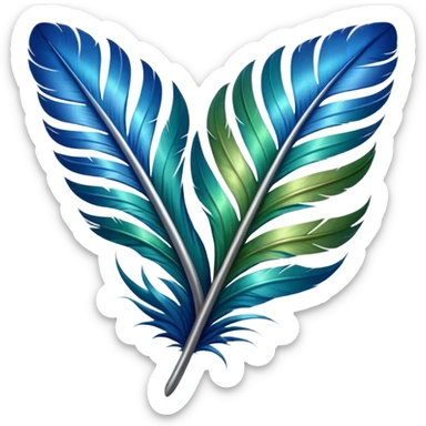 Morpankh feather sticker