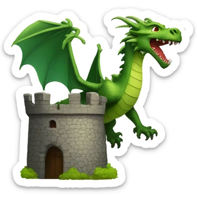Donjon and dragon sticker