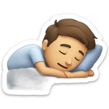 Sleepy boyfriend sticker