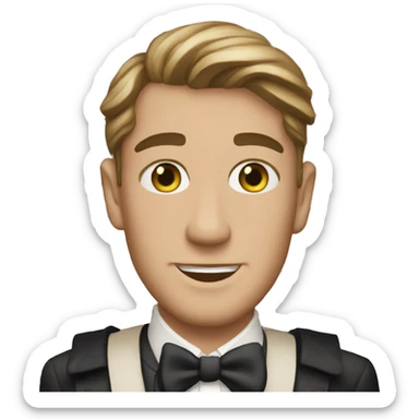 nick from the great gatsby emoji sticker