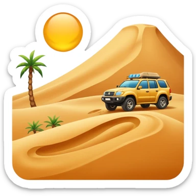 Dakar logo gara nel deserto  sticker