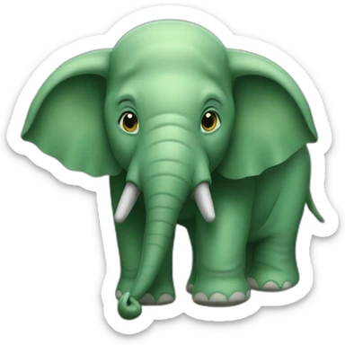 film The Green Elephant sticker