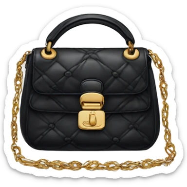 Black dior handbag sticker
