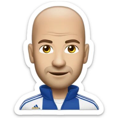 Zinedine Zidane sticker