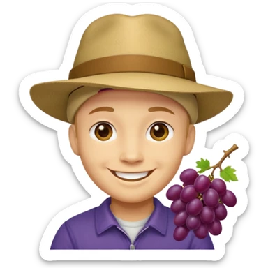 Pa Grape from VeggieTales sticker