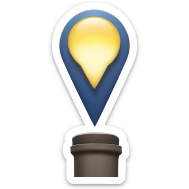 spotlights pointing up to the sky sticker