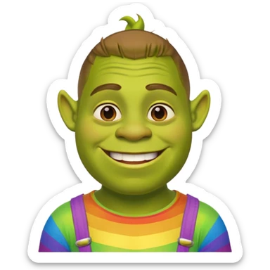 Gay Shrek sticker