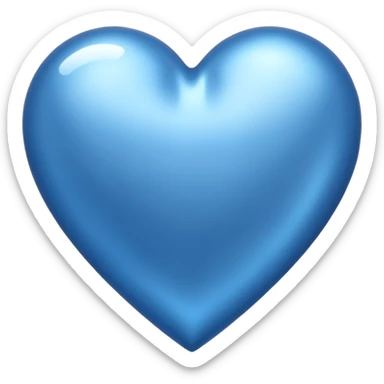 Corazón frío azul sticker