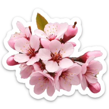 cherry blossom sticker