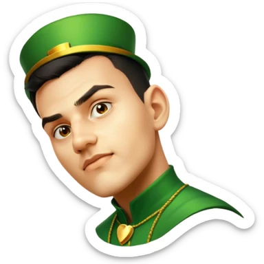 Celebratory Leprechaun sticker