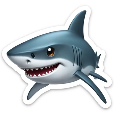 shark that had a top hat sticker