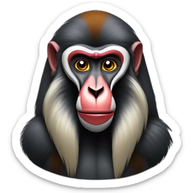 mandrill sticker