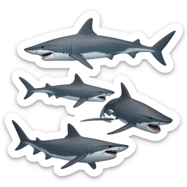 sri lanka sharks do not eat tapires sticker