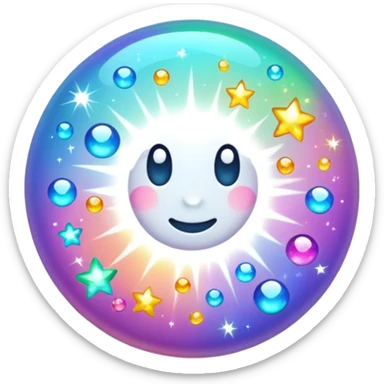Sparkles emoji (✨) only,
no apple, no fruit,
no face, no character, no object,
simple sparkles, minimal sticker