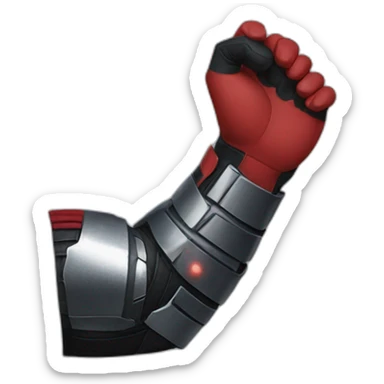 Winter soldier arm sticker