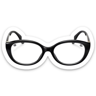Chanel glasses sticker