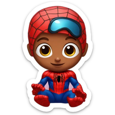 Baby Spiderman sticker