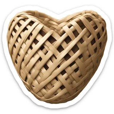 heart basket sticker