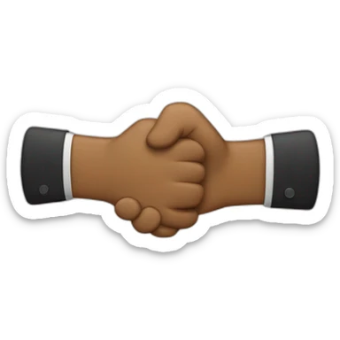 fist bump sticker