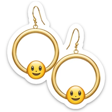 Earring Hoops sticker