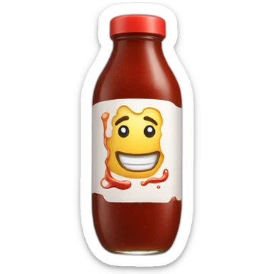 sauce bottle sticker