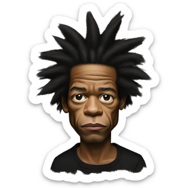 Basquiat sticker