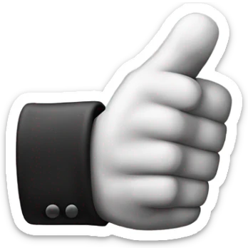Thumbs down sticker