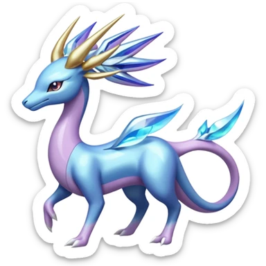 Cresselia-Suicune-Amaura-Dialga-fusion sticker