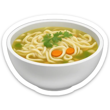 chicken noodle soup sticker