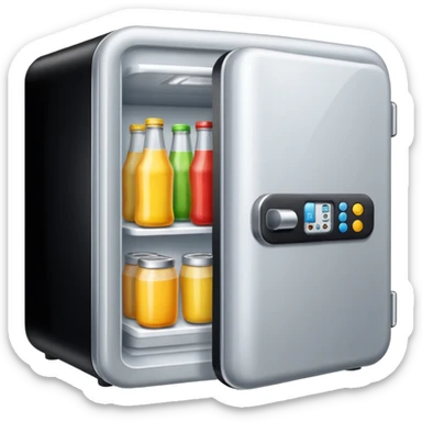 mini fridge sticker