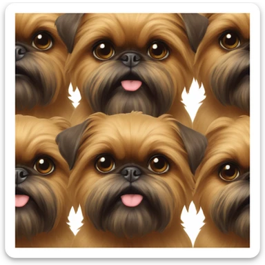 Brussels Griffon dog sticker