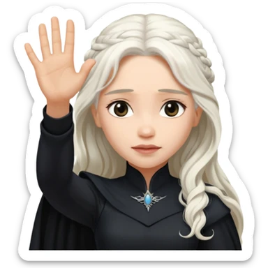 Daenerys Targaryen with final speech appearance  sticker